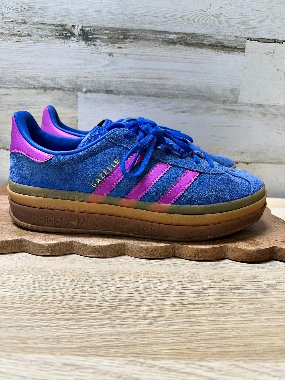adidas Gazelle Sneakers Blue & Pink US 11